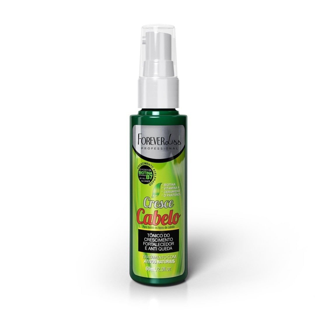 Produto - Tônico Capilar Cresce Cabelo 60ml - Forever Liss