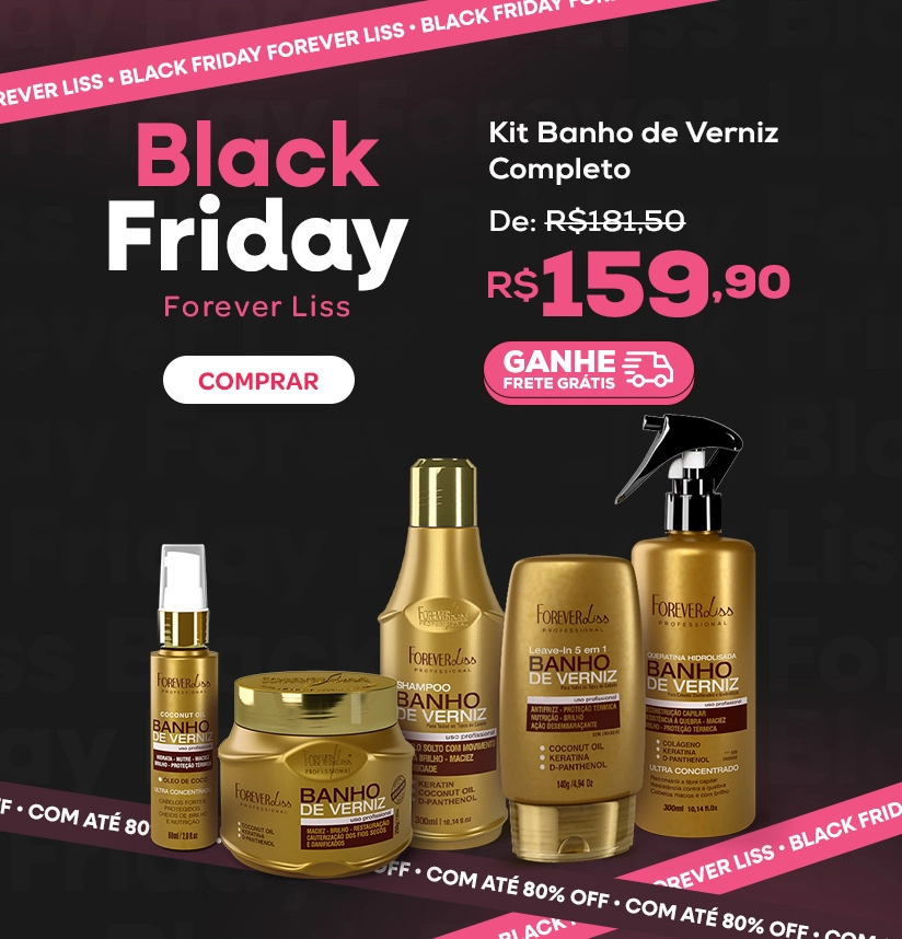 Banner Black Friday - Kit Banho de verniz