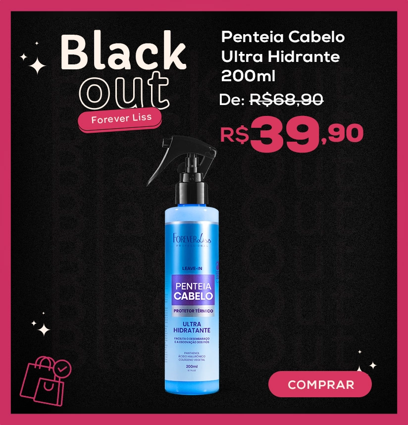 Black out Penteia cabelo Banner Black out Penteia cabelo