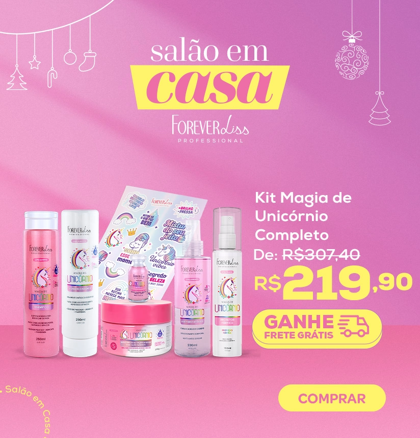 Salao em Casa - Kit Magia de Unicornio Banner Salao em Casa - Kit Magia de Unicornio
