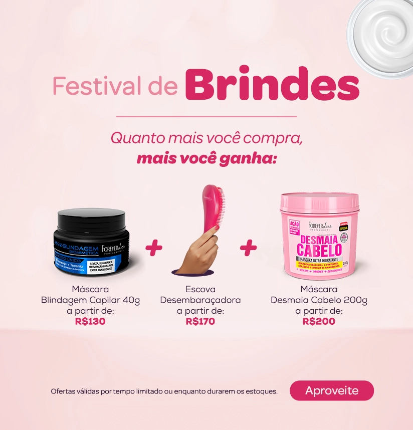 Banner Festival de Brindes Forever Liss