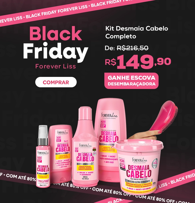 Banner Black Friday - Desmaia Cabelo