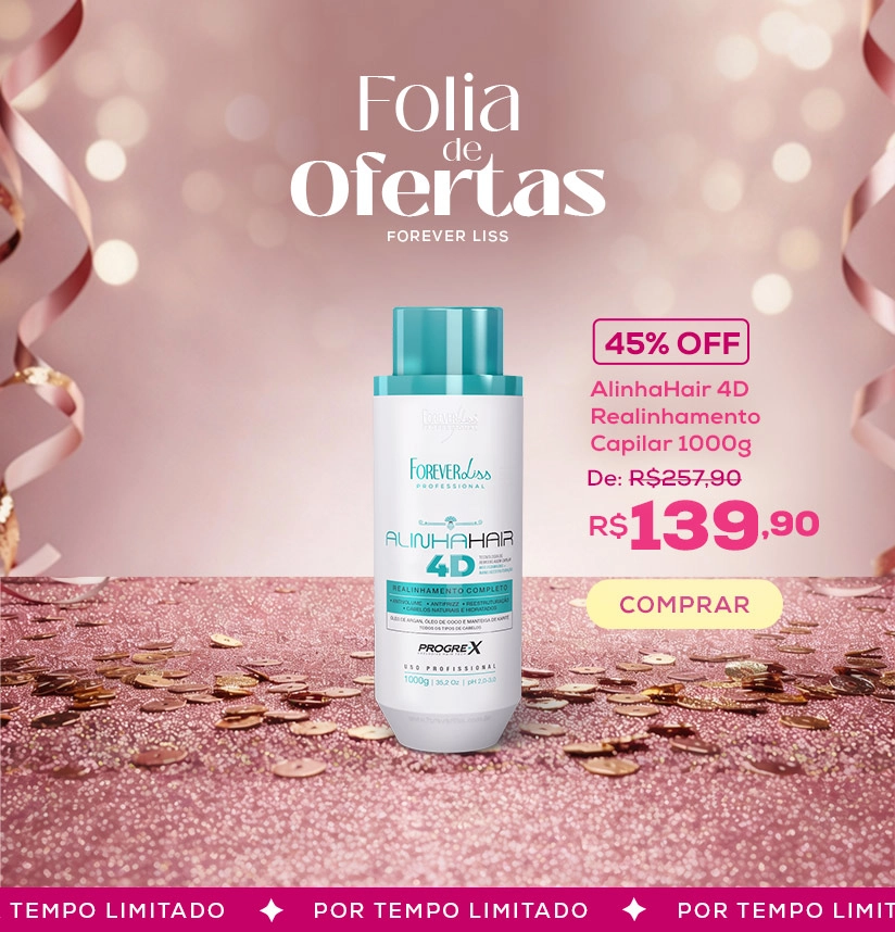 Banner Folia de ofertas - AlinhaHair 