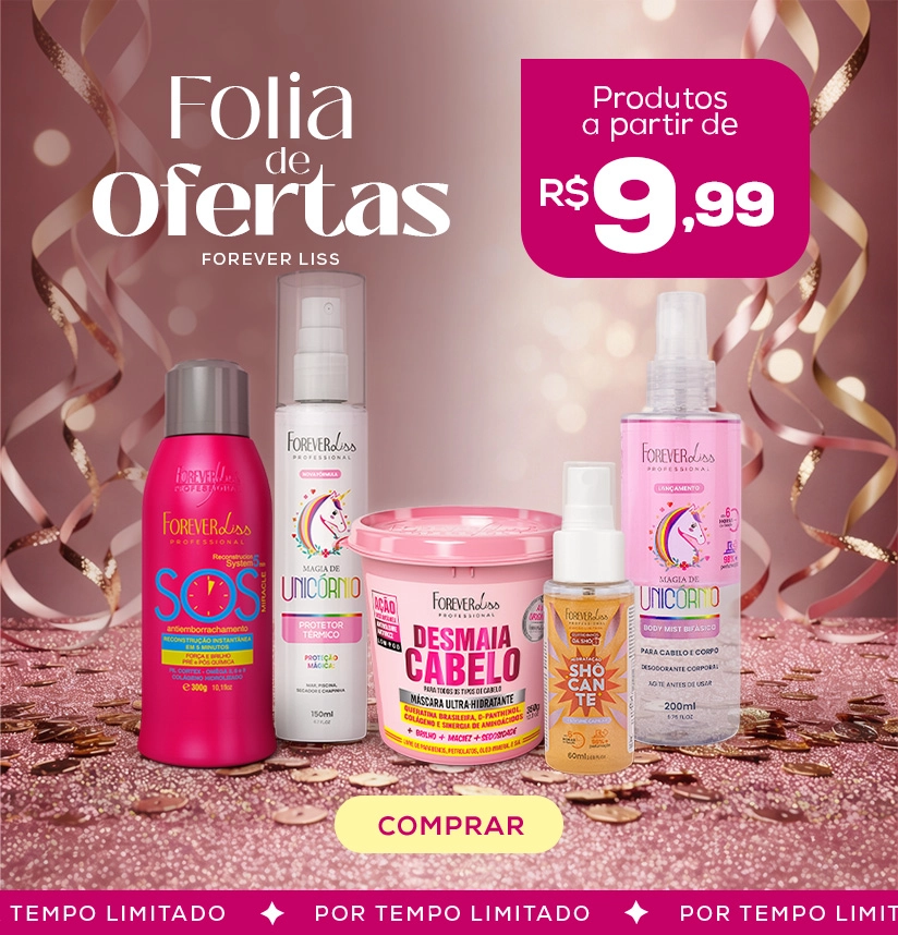 Banner Folia de Ofertas Forever Liss Produtos a partir de R$ 9,99