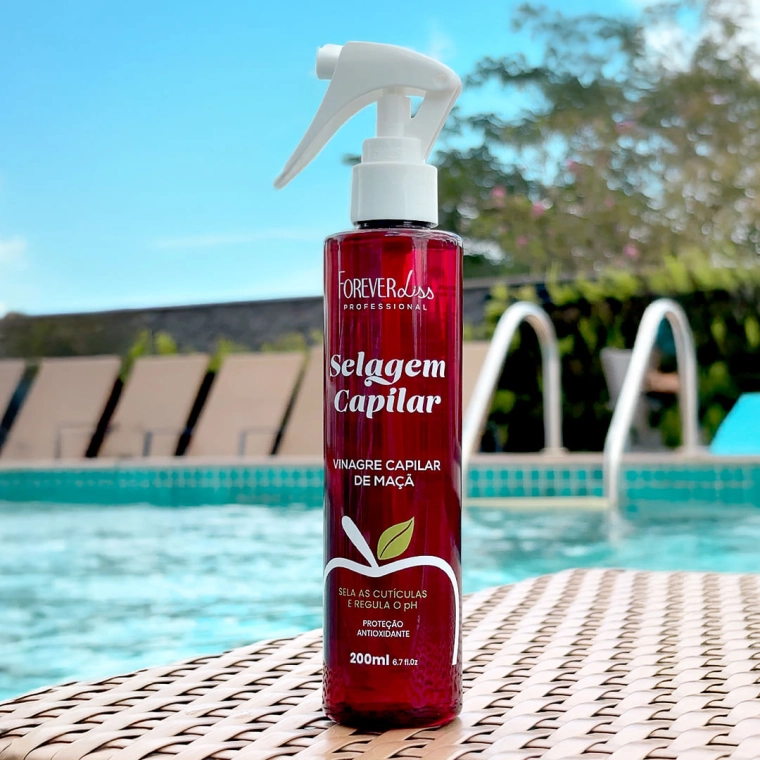 Produto Acidificante Vinagre Capilar de Maçã Forever Liss 200ml