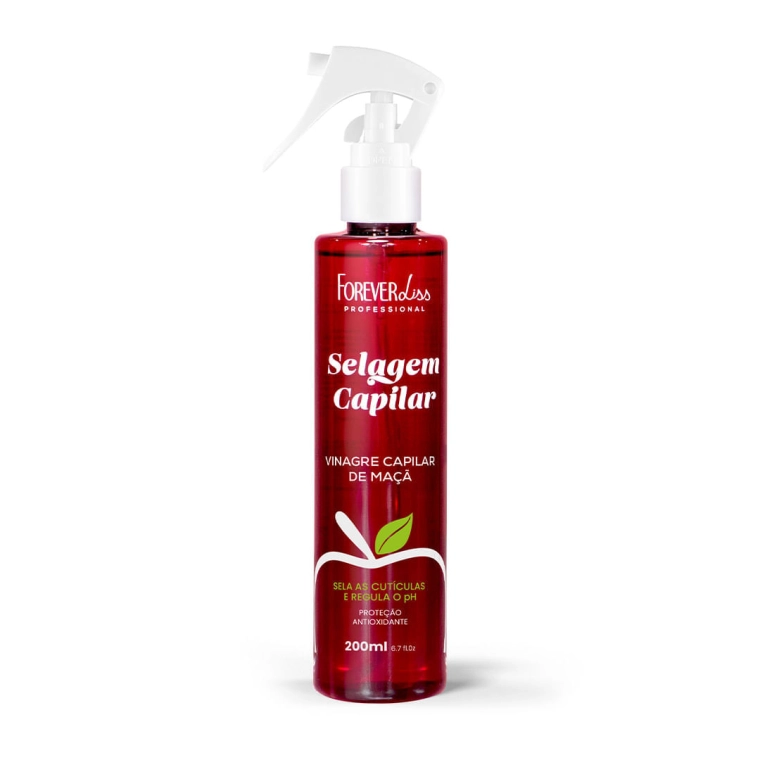 Produto Acidificante Vinagre Capilar de Maçã Forever Liss 200ml