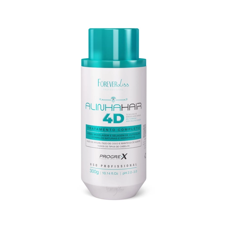 Produto AlinhaHair 4D Realinhamento Capilar 300g - Forever Liss