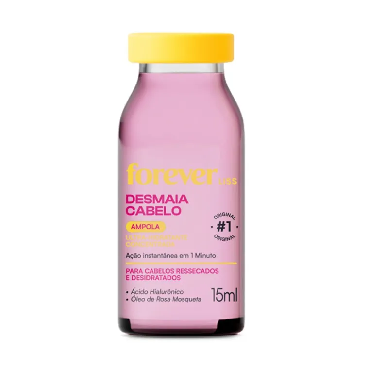 Ampola Hidratante Desmaia Cabelo Forever Liss 15ml Produto Ampola Hidratante Desmaia Cabelo Forever Liss 15ml