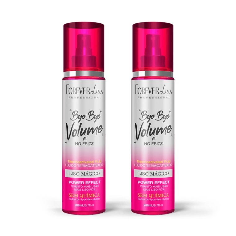 Produto Combo 2 Bye Bye Volume e No Frizz Liso Mágico 200ml