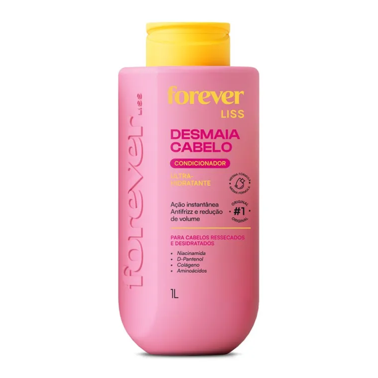 Condicionador Desmaia Cabelo Forever Liss 1L Produto Condicionador Desmaia Cabelo Forever Liss 1L