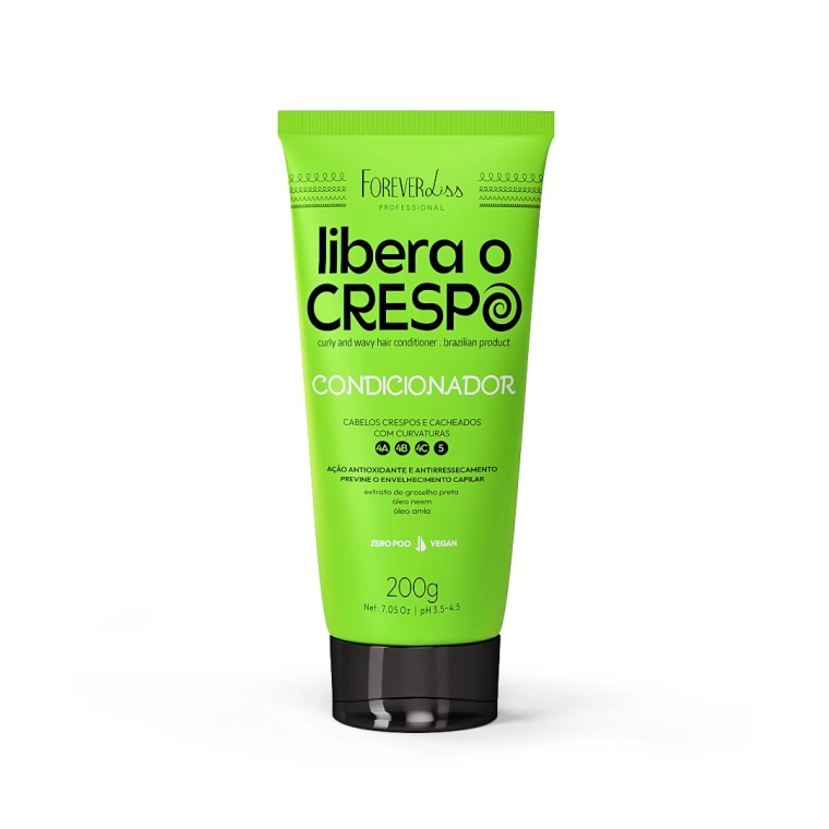 Condicionador Libera o Crespo Forever Liss 200g Produto Condicionador Libera o Crespo Forever Liss 200g
