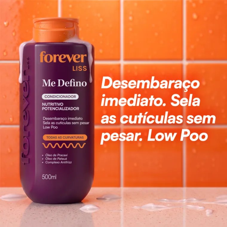 Produto Condicionador Nutritivo Me Defino Forever Liss 500ml