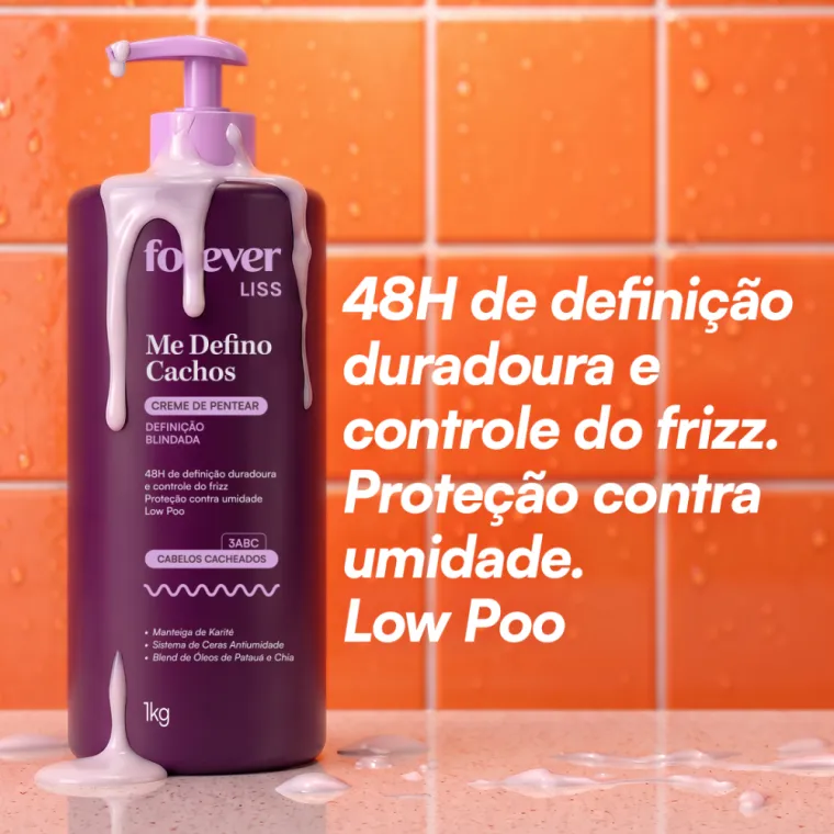 Produto Creme de Pentear Me Defino Cachos Forever Liss 1kg