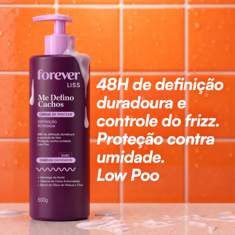 Produto Creme de Pentear Me Defino Cachos Forever Liss 500g
