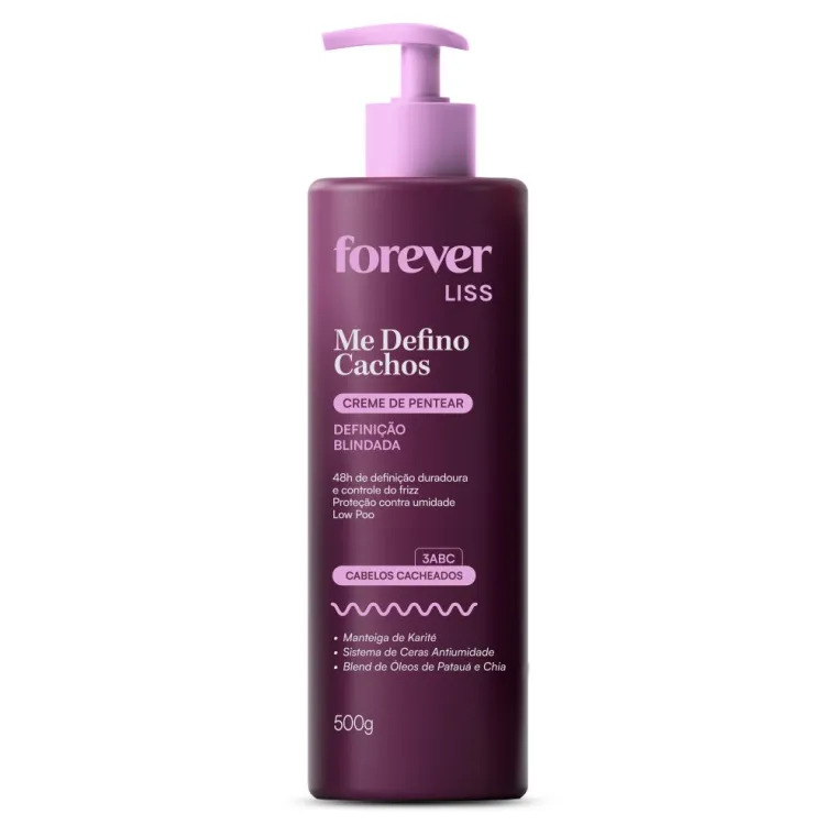 Produto Creme de Pentear Me Defino Cachos Forever Liss 500g
