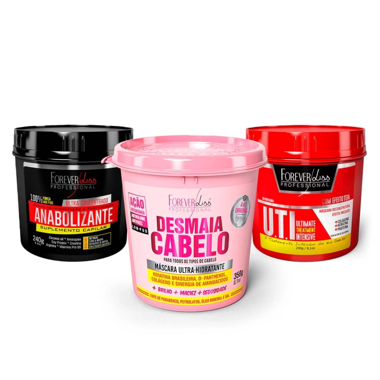 Produto Cronograma Capilar Cabelo de Barbie Forever Liss