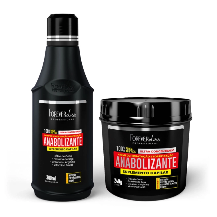 Produto Kit Anabolizante Capilar Força e Nutrição Forever Liss