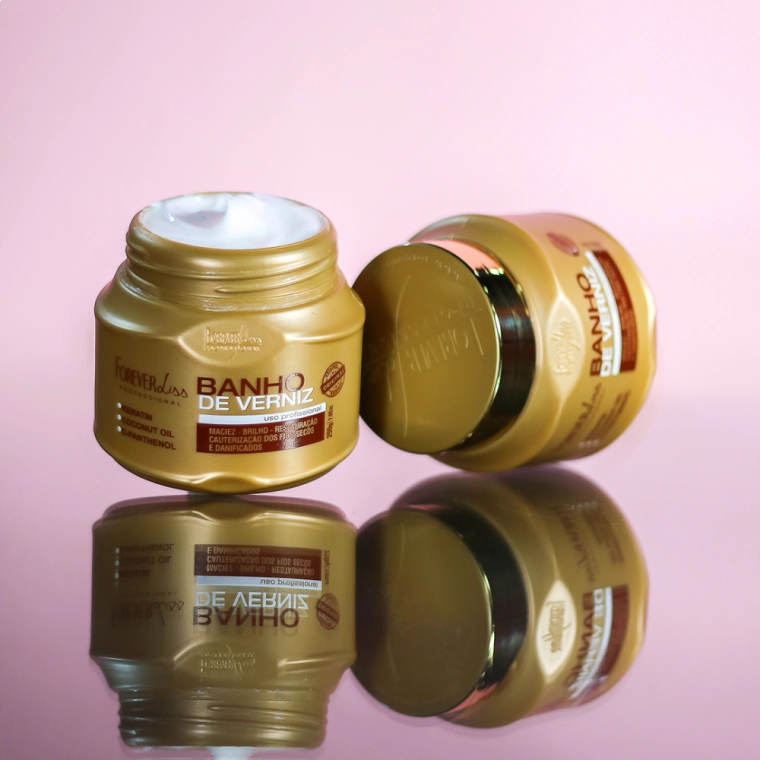 Produto Kit Banho de Verniz com Shampoo Condicionador e Máscara 250g Forever Liss