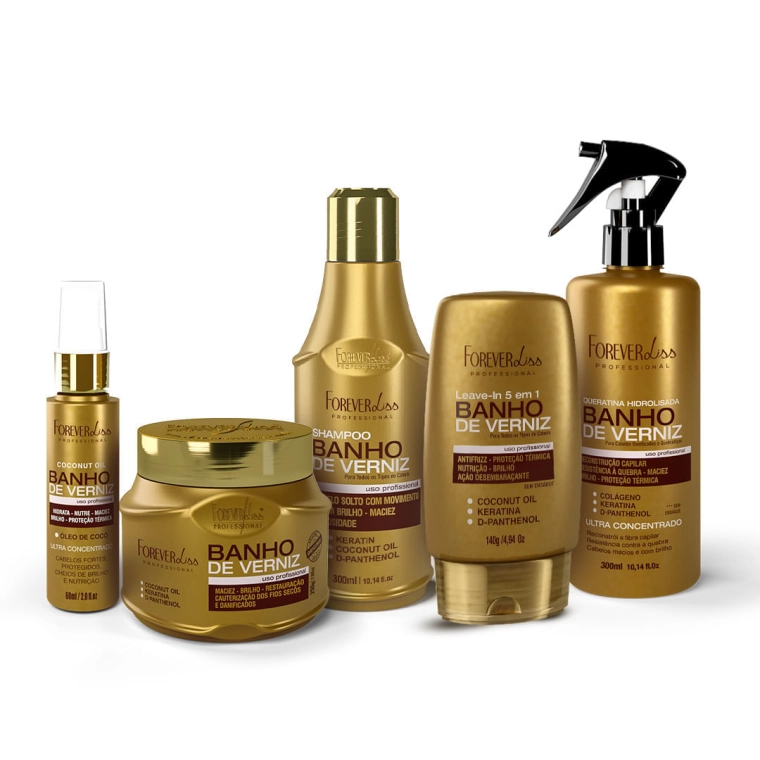 Produto Kit Banho de Verniz Completo Forever Liss