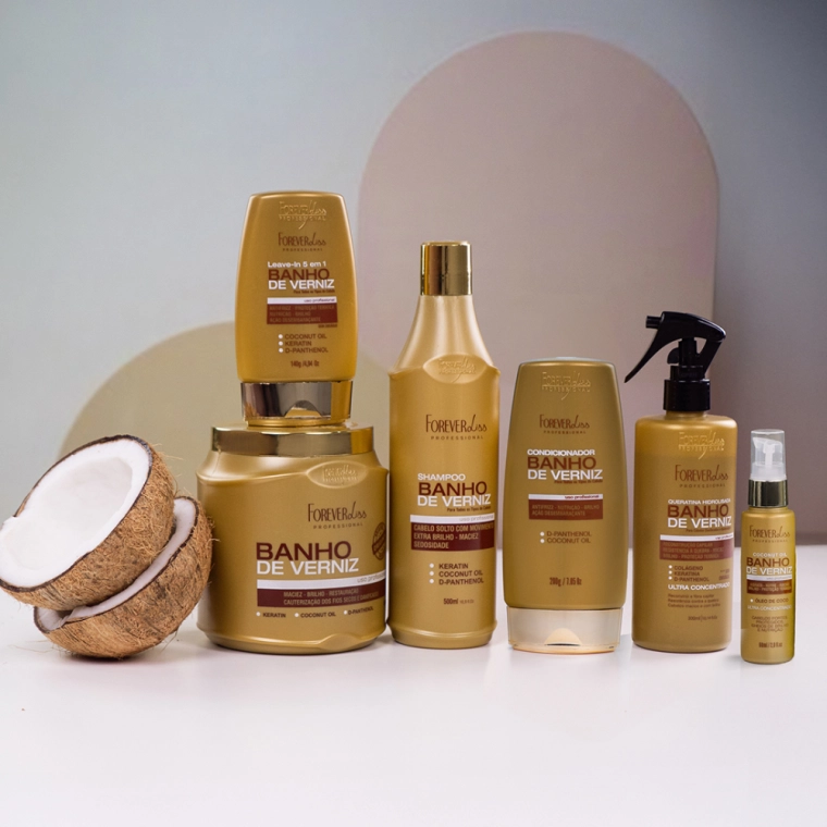 Produto Kit Banho de Verniz Profissional Forever Liss