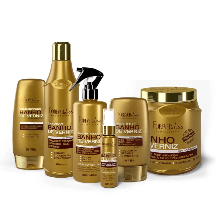 Produto Kit Banho de Verniz Profissional Forever Liss