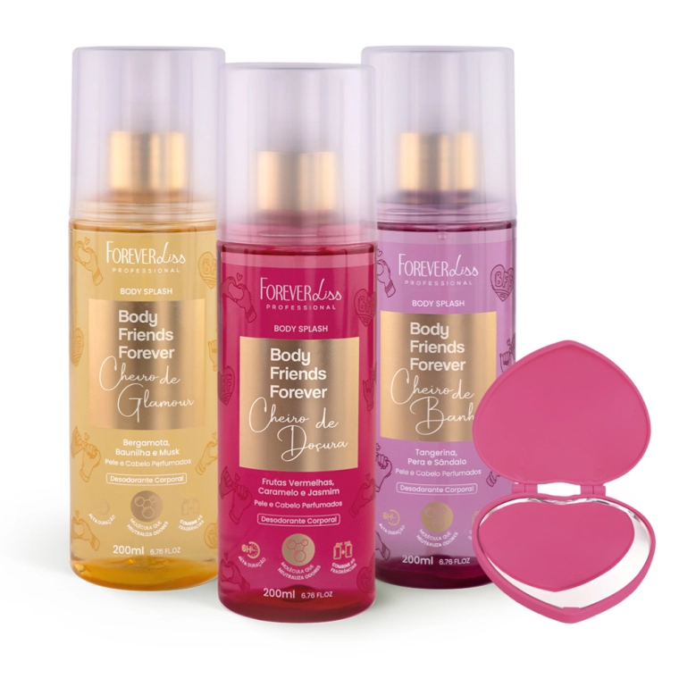 Produto Kit Body Splash BFF Forever Liss