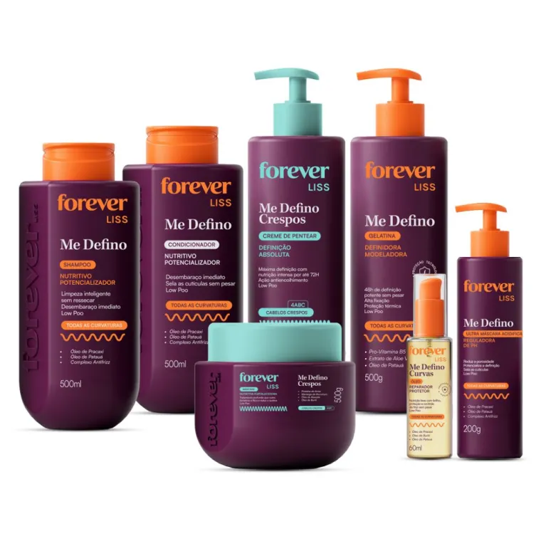 Produto Kit Completo Me Defino Crespos Forever Liss