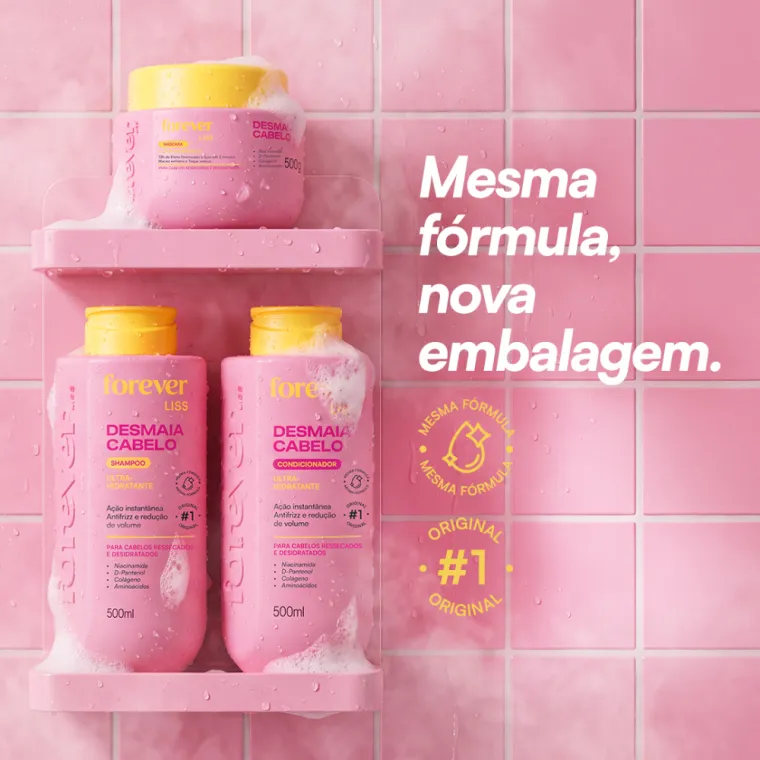 Kit Desmaia Cabelo Forever Liss Produto Kit Desmaia Cabelo Forever Liss