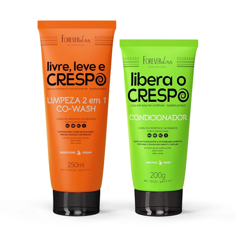 Produto Kit Livre Leve e Crespo Forever Liss