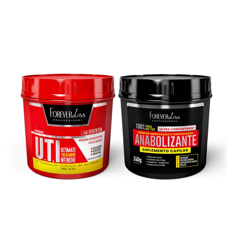 Produto Kit Máscaras UTI e Anabolizante Forever Liss
