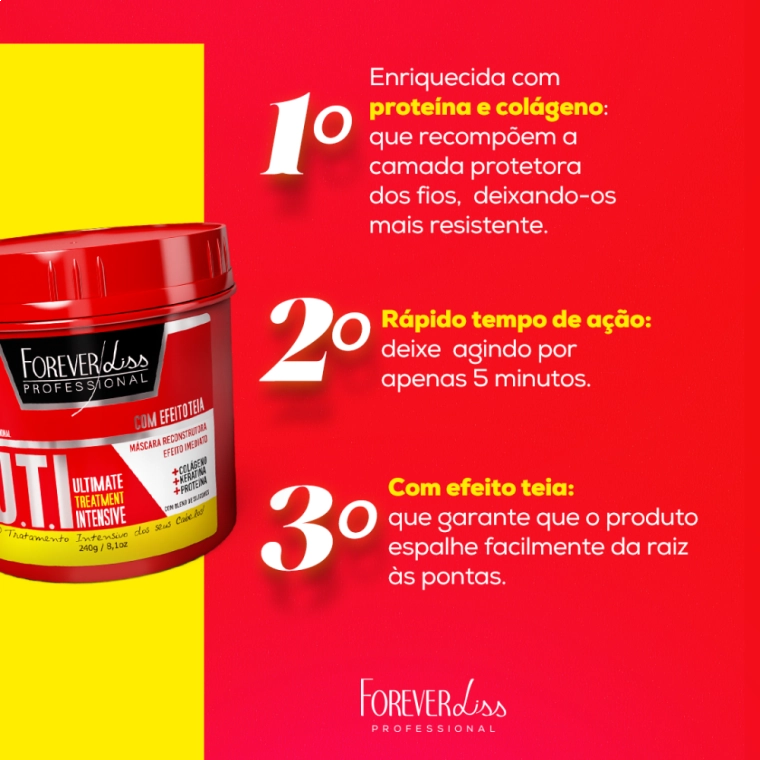Produto Kit Máscaras UTI e Anabolizante Forever Liss
