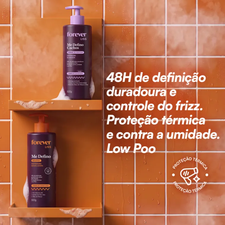 Kit Me Defino Cachos Forever Liss Produto Kit Me Defino Cachos Forever Liss