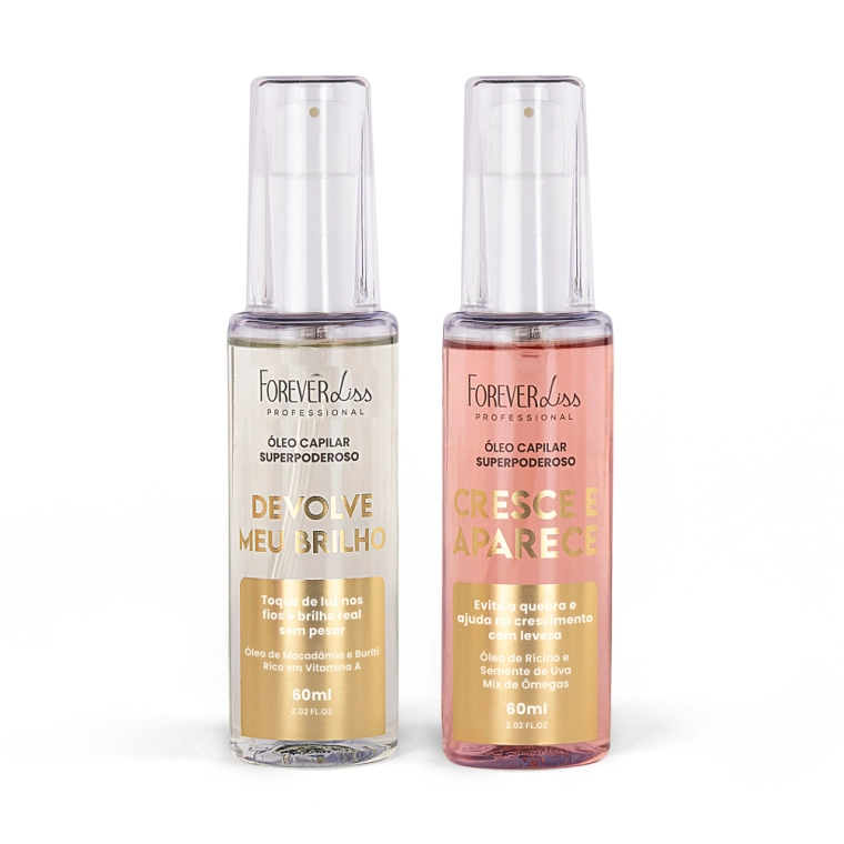 Produto Kit Óleos Capilares Superpoderosos Brilho e Crescimento Forever Liss