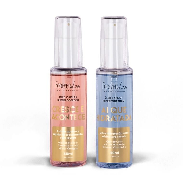 Produto Kit Óleos Superpoderosos Crescimento e Hidratação - Forever Liss