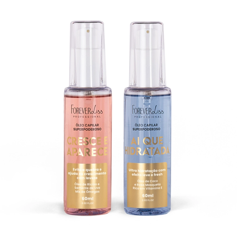 Produto Kit Óleos Superpoderosos Crescimento e Hidratação Forever Liss
