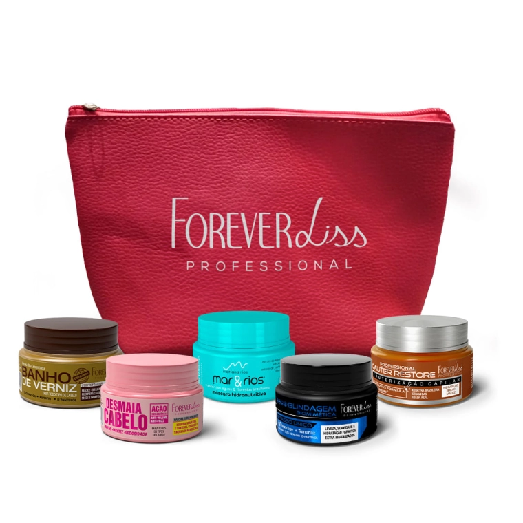 Produto Kit Presente Mini M&aacute;scaras Forever Liss