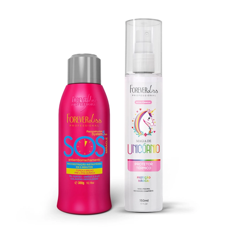 Produto Kit SOS Antiemborrachamento com Magia de Unicórnio Forever Liss