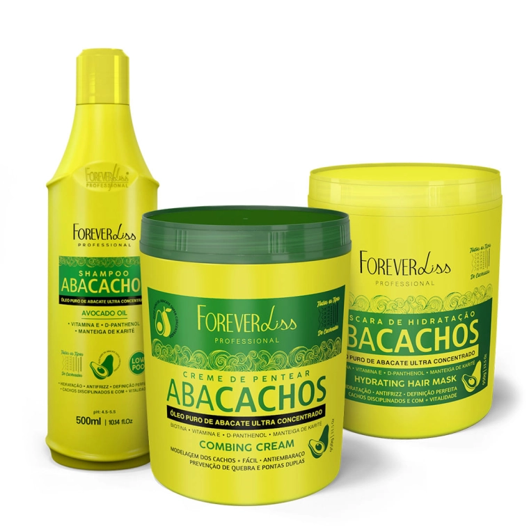 Produto Kit Tratamento Capilar com Abacate Abacachos Forever Liss