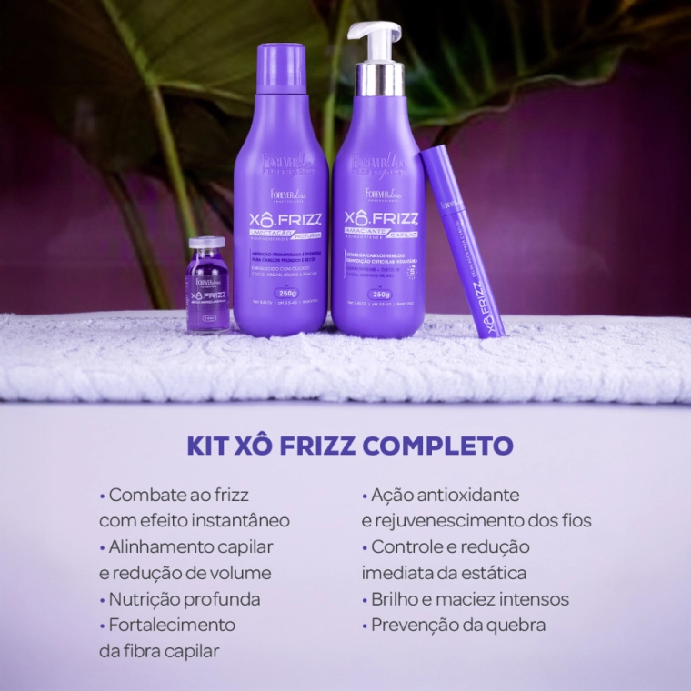 Produto Kit Xô Frizz Completo Forever Liss