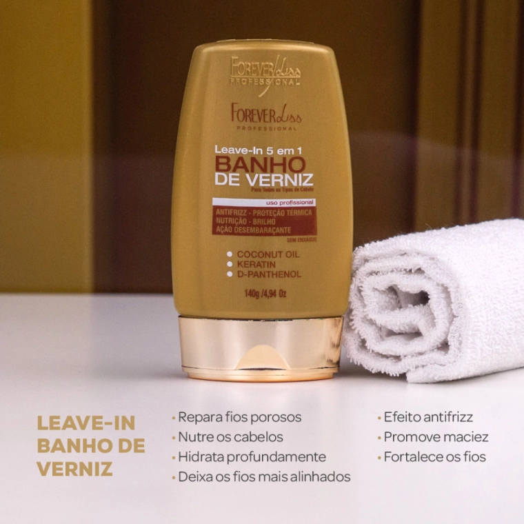 Produto Leave-in Banho de Verniz 140g - Forever Liss