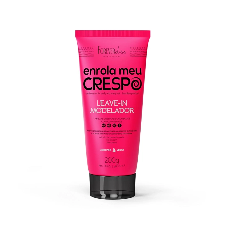 Leave-in Modelador Enrola meu Crespo Forever Liss 200g Produto Leave-in Modelador Enrola meu Crespo Forever Liss 200g