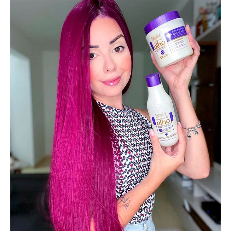Produto Máscara Capilar de Alho Fortalecedora Forever Liss 450g