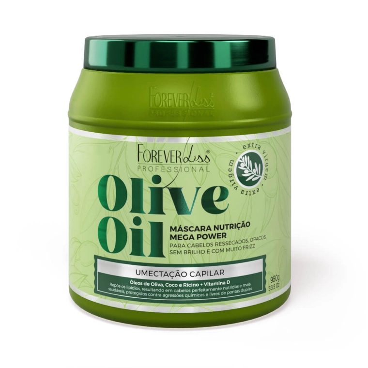 Máscara de Umectação Capilar OLIVE OIL 950g Forever Liss Produto Máscara de Umectação Capilar OLIVE OIL 950g Forever Liss