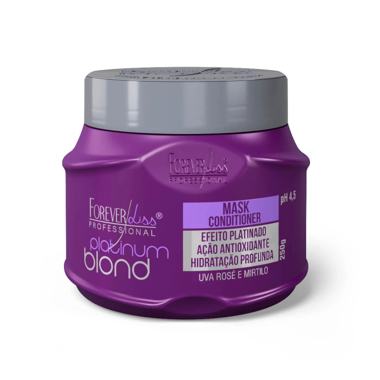 Produto Máscara Matizadora Platinum Blond Forever Liss 250g