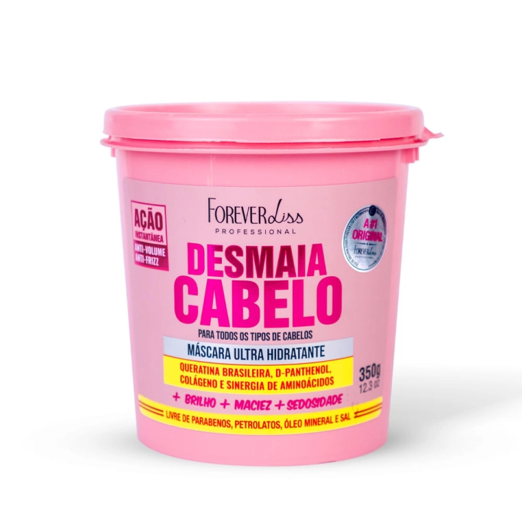 Produto Máscara Ultra Hidratante Desmaia Cabelo Forever Liss 350g