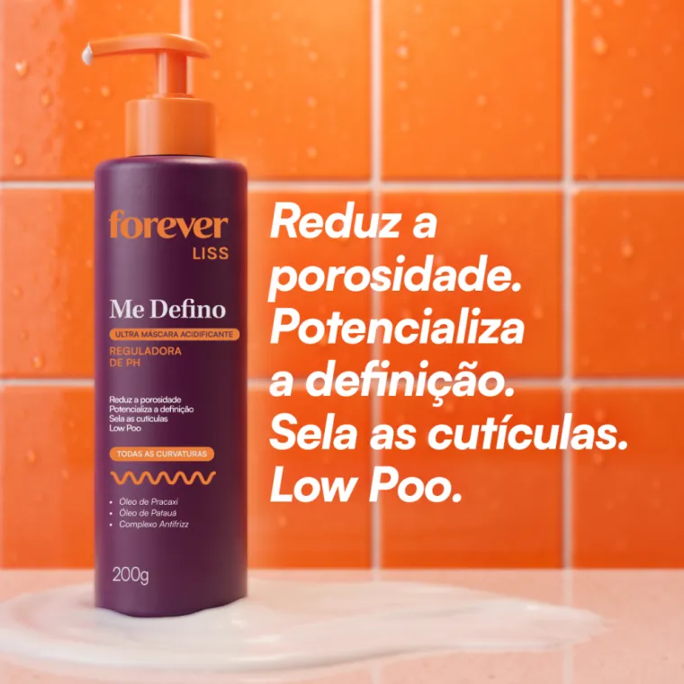 Máscara Acidificante Me Defino Forever Liss 200ml Produto Máscara Acidificante Me Defino Forever Liss 200ml