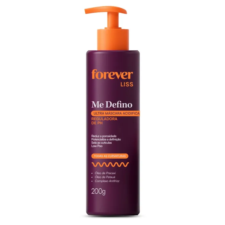 Máscara Acidificante Me Defino Forever Liss 200ml Produto Máscara Acidificante Me Defino Forever Liss 200ml