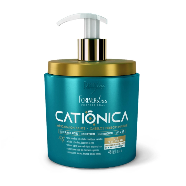 Produto Máscara Capilar Catiônica Anti Frizz Forever Liss 450g