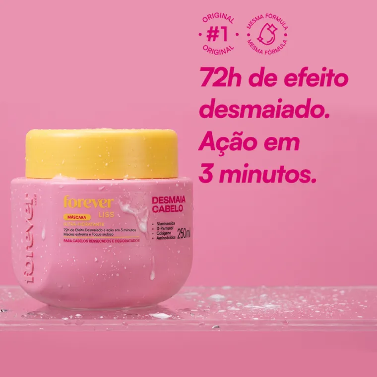 Máscara Hidratante Desmaia Cabelo Forever Liss 250g Produto Máscara Hidratante Desmaia Cabelo Forever Liss 250g