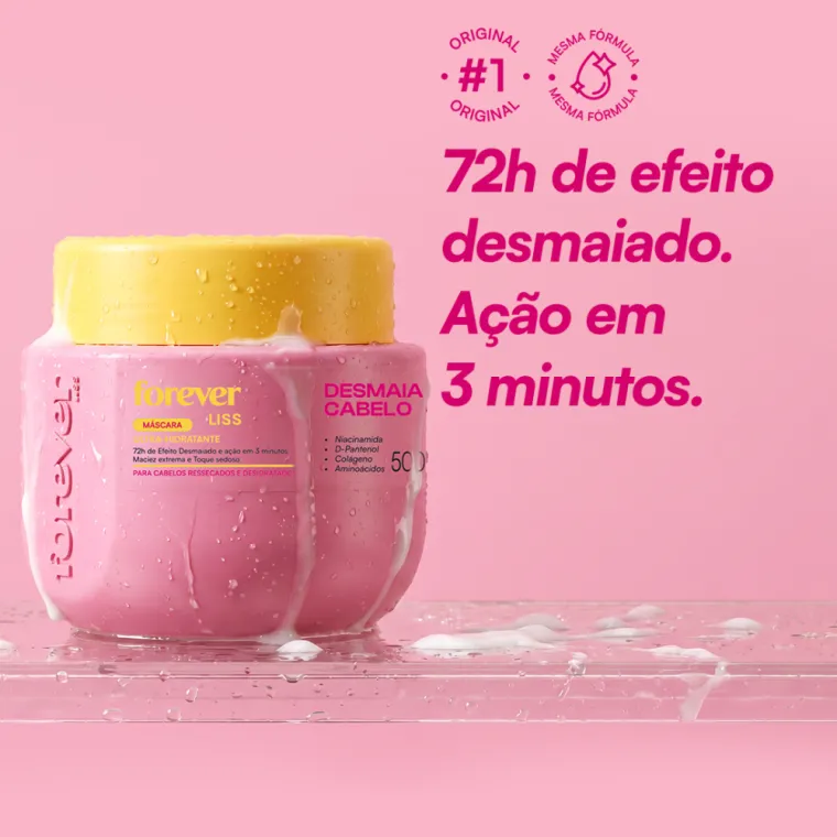 Máscara Hidratante Desmaia Cabelo Forever Liss 500g Produto Máscara Hidratante Desmaia Cabelo Forever Liss 500g